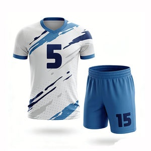 Tenue de football personnalisée 100 % qualité supérieure, légère, maillot de football, design par sublimation, uniforme de football, vêtements de sport - Product Image 2