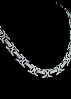 Collier chaîne cubaine en argent sterling 925 pour hommes, pour tenues décontractées et formelles, vente en gros sur mesure