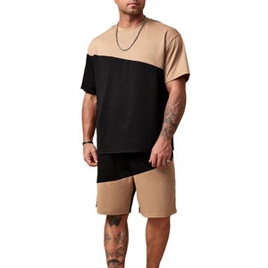 Conjunto de Camisa y Pantalones Cortos Estampados de Moda de Verano al por Mayor, Trajes Deportivos Transpirables de Poliéster y Algodón con Corte Regular - Product Image 4