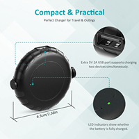 Pengisi Daya Laptop Universal 100W, Adaptor Catu Daya Laptop untuk HP Dell Asus Lenovo Samsung MacBook Pro Air Google Chromebook
