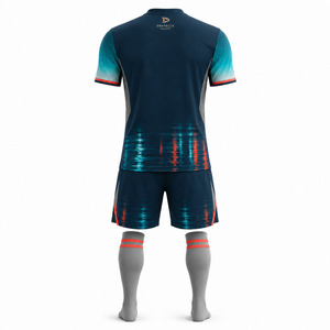 Professional Customized Adult Football Kit: Sublimated Teamwear Soccer Jersey & Shorts with Quick-Dry Technology - Product Image 3