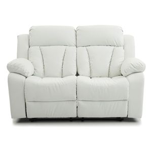 Glory Furniture Daria G682-RL poltrona reclinabile Love Seat bianca reclinabile - Product Image 2