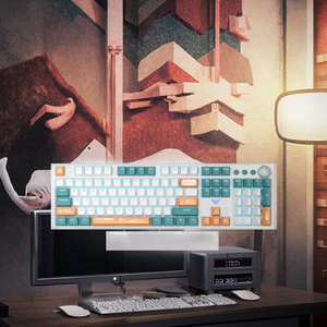 Teclado Mecánico AULA F2088 de 104 Teclas, Cableado, Retroiluminación RGB, Teclas Retro Punk, Carcasa Multiteclas, para PC, Laptop, Tablet, Juegos de Escritorio - Product Image 4