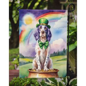 Bandera de jardín del día de San Patricio para Setter inglés, buzón Multicolor, cartel decorativo para patio, Patio, arte, camas de flores, tamaño pequeño - Product Image 3