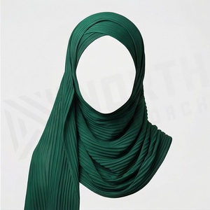 Hiyab de Poliéster de Color Sólido para Mujer, Tela Satinada con Decoración de Pedrería, Suave al Tacto, para Uso Diario, Pañuelo Étnico de Oriente Medio - Product Image 6
