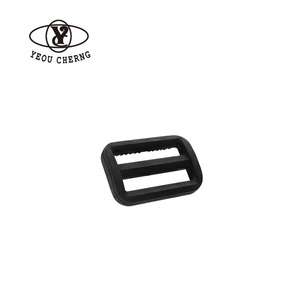 YEOU CHERNG Black Plastic Buckle <b>Adjustable</b> <b>Strap</b> Clip for Bag Accessories Classic Style - Product Image 1