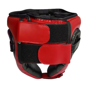 <b>Boxing</b> Head Guard Protective <b>Headgear</b> Protective Gear Head Guards Padded Helmet Reduce <b>Custom</b> Logo Leather Fabric Head Guard Men - Product Image 3