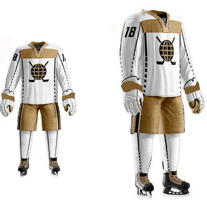 Pantalones de hockey sobre hielo de talla grande, fabricados a medida, para uniforme de hockey sobre hielo, uniforme de hockey personalizado y único. - Product Image 2