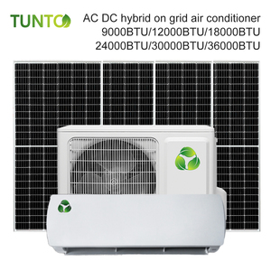 <span class=keywords><strong>Condizionatori</strong></span> solari ibridi AC DC su griglia split 12000BTU 18000BTU 24000BTU 36000BTU con pannelli solari - Product Image 3