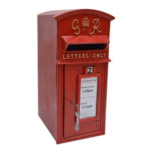 Antique <b>Post</b> <b>Box</b> Garden Supplies Wedding Event Decoration Decorative Custom Letter <b>Post</b> Holder <b>Box</b> Red Coated Heavy Duty - Product Image 4