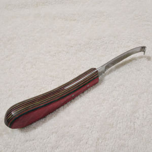 Cuchillo ovalado para pezuñas, afilador de herrador, cuidado de pezuñas, corte y limpieza, instrumentos veterinarios para ganado, hoja de acero inoxidable - Product Image 5