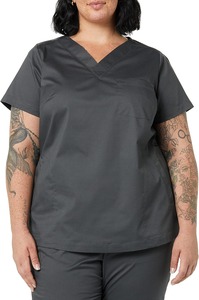 Camiseta Médica de Alta Calidad para Hombre, Cuello en V, Color Azul Marino |   Bordado e Impresión de Logotipos Personalizados al por Mayor - Product Image 4