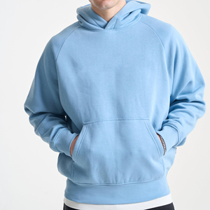 Sweat-shirt à capuche vintage surdimensionné pour homme, fermeture éclair, manches longues, avec poches, effet délavé, streetwear, veste en molleton - Product Image 1