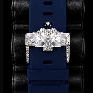 Excellent Quality Full Iced Out Moissanite Diamond Watch Luxury Hip Hop Wristwatch with Quartz Movement for Men for Sale - Product Image 2