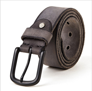 Cinturones Casuales de Cuero Genuino de Vaca para Hombre, Hebilla de Acero de Alta Calidad, Resistentes al Agua, Duraderos, Transpirables y Ecológicos, Gran Venta - Product Image 2