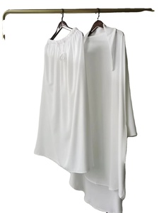 กระโปรงยาวมุสลิม Eid ชุด2ชิ้นสำหรับผู้หญิงชุดสวดมนต์อาบายะรอมาดานวิสคอสแห้งเร็วป้องกันริ้วรอยระบายอากาศได้หลวม - Product Image 2