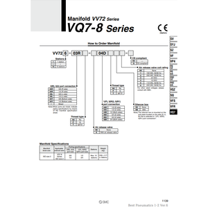 Pièces pneumatiques VV725-04R-04B de collecteur pneumatique SMC - Product Image 2