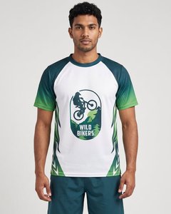 เสื้อวอลเลย์บอลแขนสั้นพรีเมียมสำหรับผู้ใหญ่ ระบายอากาศได้ดี แห้งเร็ว ชุดกีฬา พิมพ์ลายกราฟิกทีม ผ้าโพลีเอสเตอร์ แขนเสื้อแบบแร็กแลน - Product Image 1