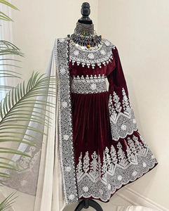 Robe afghane Kutchi de qualité supérieure pour femmes, meilleur prix, robe traditionnelle originale, décoration en dentelle, service OEM, robe afghane Kuchi - Product Image 6