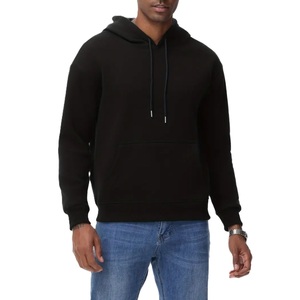 Sweat-shirt à capuche en molleton personnalisé pour homme, manches longues, sport, hiver, 100% coton, poche kangourou et capuche - Product Image 3