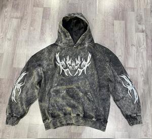 เสื้อฮู้ดดี้ผู้ชายสุดหรู ผ้าฝ้ายออร์แกนิค 100% คอลเลคชั่นพรีเมียมสำหรับฤดูหนาว เนื้อผ้าระบายอากาศได้ดี มีไซส์สั่งตัดได้ถึง 5XL ลายพิมพ์ดิจิทัล - Product Image 3