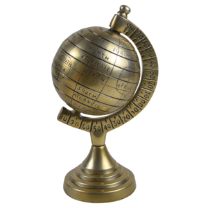 Globo Terráqueo de Diseño para Escritorio, Ideal para Mapa del Mundo de Sobremesa, con Acabado Pintado en Negro y Base para Globo - Product Image 4