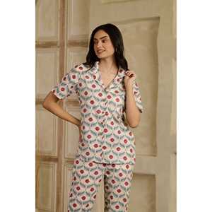 Conjunto de Pijama para Mujer Quince Life Lotus Rouge, Talla S - Product Image 4