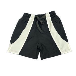 Conjunto de dos piezas para hombre, informal, de color sólido, ropa deportiva de algodón, chaqueta cortavientos y pantalones cortos con capucha y cremallera. - Product Image 2