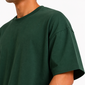 เสื้อยืดโอเวอร์ไซส์ผู้ชาย ผ้าคอตตอนริงสปัน ป้ายติดแบบไร้ขอบ เย็บชายเสื้อสองชั้น ผ้ารักษ์โลก 220 กรัม สำหรับงานสกรีนแบรนด์ตามสั่ง ใช้ได้ทุกวัน - Product Image 6