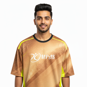 Vêtements décontractés pour hommes, coupe régulière, sublimation, manches courtes, polyester/coton, streetwear, mode - Product Image 1