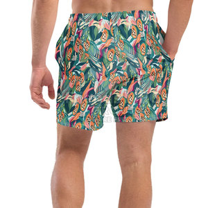 Shorts de bain mi-taille haute performance pour homme, en tissu respirant, écologique et à séchage rapide, pour activités aquatiques actives - Product Image 4