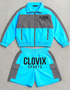 Fashion Men Windbreaker <b>Jacket</b> And Shorts Set <b>Lightweight</b> Nylon Sportswear <b>Running</b> Fitness Training Suit Streetwear - Product Image 2