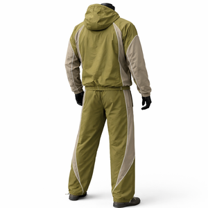 Chándal Personalizado con Logotipo para Hombre, Diseño 2 en 1, Ecológico, de Forro Polar de Poliéster Grueso, Transpirable, con Capucha, Reversible, para Primavera - Product Image 3