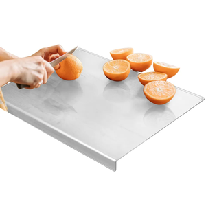 Planche à découper rectangulaire en acrylique de fabrication indienne, article de cuisine écologique pour couper les fruits et les légumes - Product Image 2