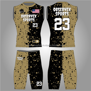 7v7 Uniform <b>Compression</b> Design High Quality Flag Football Uniforms Custom 7on7 Football Uniforms for Youth Sublimated - Product Image 1