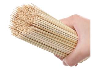 Brochette de bambou écologique biodégradable 100% bâtons de brochette de bambou naturel contact jetable WA + 84916930070 - Product Image 5