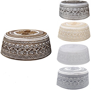 Casquettes de prière islamiques Chapeaux de seau pour adultes 2024 Vente en gros de casquettes de prière musulmanes avec design personnalisé Fabricant du Bangladesh - Product Image 5