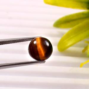 Esferas Redondas Lisas de Ojo de Tigre Natural de 10 mm, Esferas de Cristal Curativas, Piedras Preciosas Sueltas para la Fabricación de Joyería, Lote al por Mayor - Product Image 2