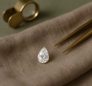 Diamant de laboratoire élégant taille poire DEF VVS VS, pierre libre pour bagues, pendentifs, boucles d'oreilles et applications de joaillerie fine - Product Image 4