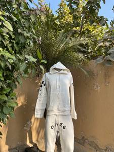 Black White Winter Letterman <b>Jacket</b> Set Embroidered Varsity Coat and <b>Track</b> Pants <b>Mens</b> Streetwear Outerwear 6XL - Product Image 5