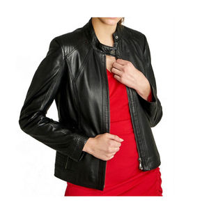 New Arrival <b>Women</b> Leather <b>Jackets</b> Genuine Custom <b>Womens</b> <b>Jackets</b> High Quality Breathable Comfortable <b>Lightweight</b> Winter <b>Jackets</b> - Product Image 4