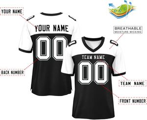 American Football Jersey Custom Supplier Polyester <b>Mesh</b> <b>Screen</b> PRINTING Breathable Durable High Performance Team Apparel - Product Image 2