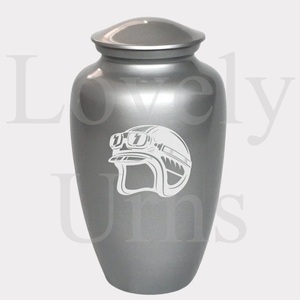 Motorbike Helmet Cremation Urn <b>for</b> Human <b>Ashes</b> Memorial Funeral Urn Decorative <b>Keepsake</b> <b>Ash</b> Container Motorcycle Theme - Product Image 2