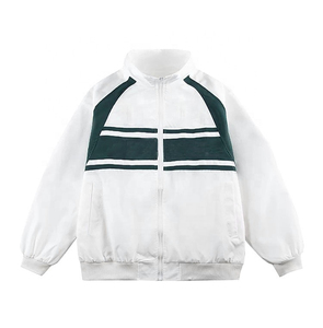 Clothing Brand Manufacture Batch High Quality With a Stand Collar <b>Reflective</b> Stripes Windproof Windbreaker <b>Jacket</b> for <b>men</b> - Product Image 1