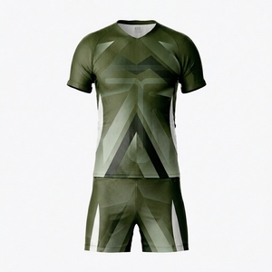 Wholesale <b>Kids</b> Youth unisex Sublimated Soccer Jersey Short Sleeve Moisture Wicking Fitted Sportswear Set Sports Jerseys - Product Image 1