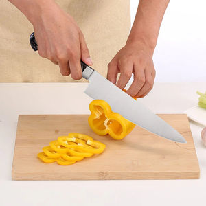 Couteau de chef Gyuto à manche en bois Pakka de 8 pouces, couteau de cuisine en acier inoxydable - Product Image 4