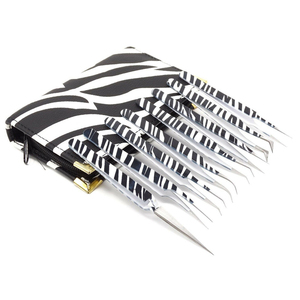 Pinzas Profesionales para Pestañas, Punta Fina de Precisión, Diseño Degradado, Mango Ergonómico Antideslizante, Recubrimiento de Color - Product Image 4