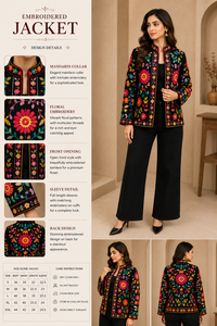 Luxury Black Velvet Jacket Women Pink Floral Hand Embroidery Bomber Handmade Needle <b>Work</b> Winter Coat Boutique Wedding Gift - Product Image 2