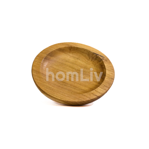 Juego de Mortero y Pilón de Madera de Teca Sólida, Hecho a Mano por Kazuto S, Natural, Sostenible, para Moler Hierbas en la Cocina, Utensilio de Cocina Rústico - Product Image 5