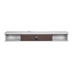 Modern 47 in Wall Mount <b>Floating</b> TV Stand Entertainment Center with Cable Hole Storage Cabinet Partic - Product Image 1